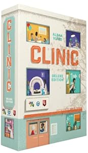 Capstone Games: Clinic Deluxe - Strategy Board Game, Tile Placement, 1-4 Players, Ages 12+, 60-150 Min Game Time