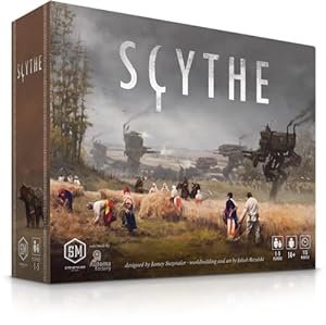 Stonemaier Games: Scythe (Base Game) | an Engine-Building, Area Control Strategy Board Game Set in Dieselpunk 1920s Europe | for Adults and Family | 1-5 Players, 115 Minutes, Ages 14+