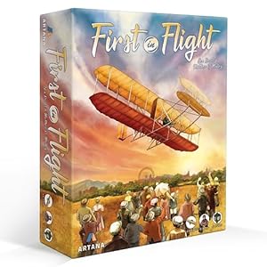 First in Flight: A Historical Aviation Board Game - Strategy Board Game for Teens, Adults and Families - A Flight-Themed Adventure Card Game for Airplane Enthusiasts and Gamers (Standard Edition)