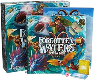 Forgotten Waters Board Game - Embark on a Hilarious Pirate Adventure in a World of High Seas Hijinks! Cooperative Strategy Game, Ages 14+, 3-7 Players, 2-4 Hour Playtime, Made by Plaid Hat Games