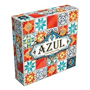 Azul-Board Game Strategy-Board Mosaic-Tile Placement Family-Board for Adults and Kids Ages 8 up 2 to 4 Players