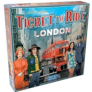 Ticket to Ride London Board Game - Train Route-Building Strategy Game, Fun Family Game for Kids & Adults, Ages 8+, 2-4 Players, 10-15 Minute Playtime, Made by Days of Wonder