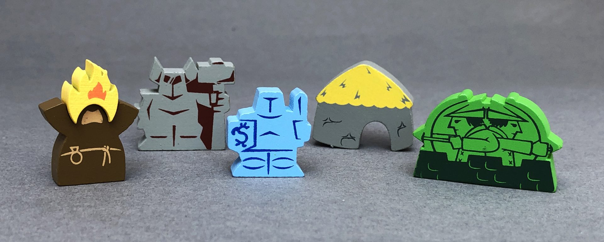 Wooden Meeples of Trogdor